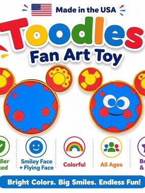 Toodles From Mickey Mouse Clubhouse & Funhouse  2 Pc Smiling & Blank Kids Toys